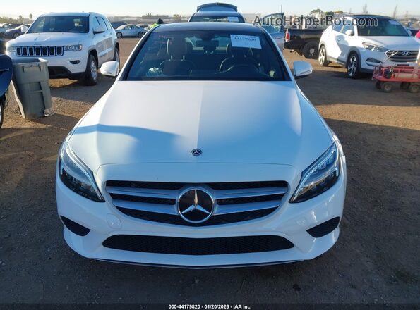 W1KWF8DB2LR572616 2020 MERCEDES-BENZ C-CLASS White Widok zestawu wskaźników