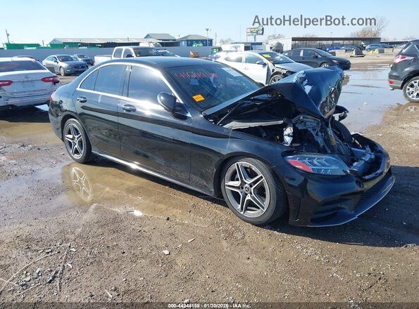 W1KWF8DB9MR618203 2021 MERCEDES-BENZ C-CLASS Black წინა მარჯვენა