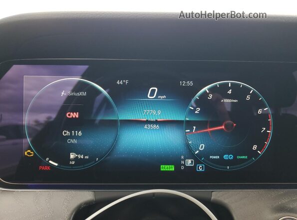W1KZF5KB4NB057241 2022 MERCEDES-BENZ E Черный Вид щитка приборов