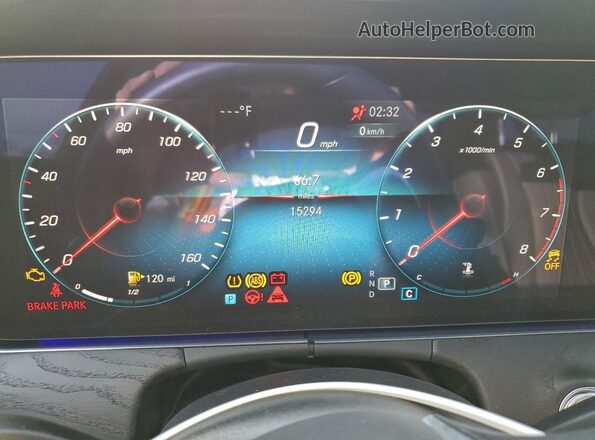 W1KZF8DB2PB173541 2023 MERCEDES-BENZ E White Widok zestawu wskaźników