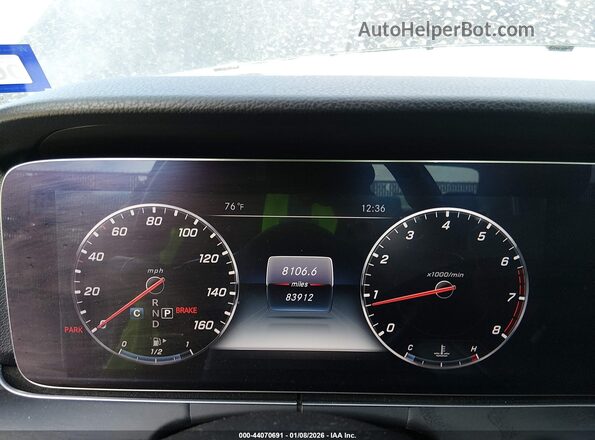 W1KZF8DB3LA834896 2020 MERCEDES-BENZ E-CLASS Black Հետևի նստատեղերի տեսք