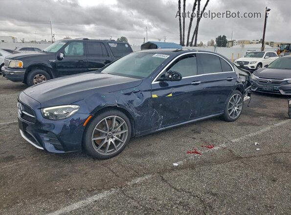 W1KZF8DB9PB110789 2023 MERCEDES-BENZ E Синий Передняя левая четверть