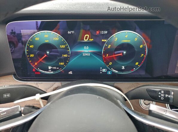 W1KZF8DB9PB110789 2023 MERCEDES-BENZ E Синий Вид щитка приборов