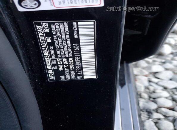 W1KZF8EB0PB111604 2023 MERCEDES-BENZ E Black Engine compartment view