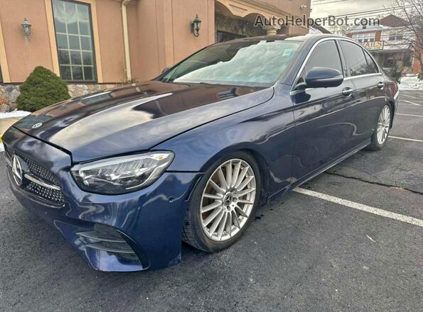 W1KZF8EB1MA994436 2021 MERCEDES-BENZ E-CLASS Blue Przód lewy