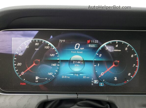 W1KZF8EB1PB187462 2023 MERCEDES-BENZ E Черный Вид щитка приборов