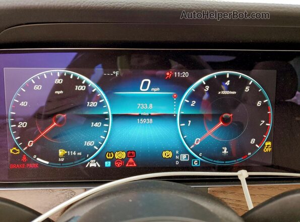 W1KZF8EB8NB055781 2022 MERCEDES-BENZ E Blue Widok zestawu wskaźników