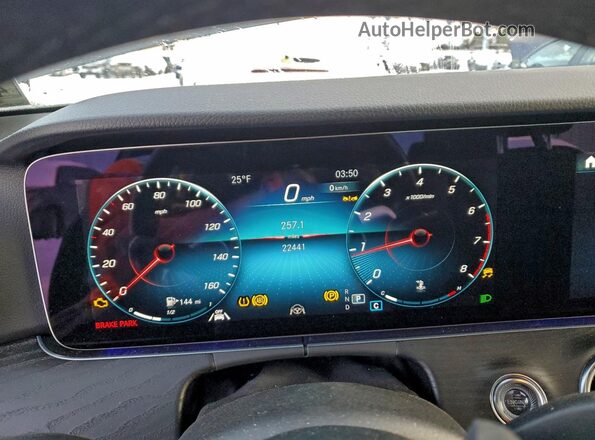 W1KZF8EBXPB189470 2023 MERCEDES-BENZ E Черный Вид щитка приборов