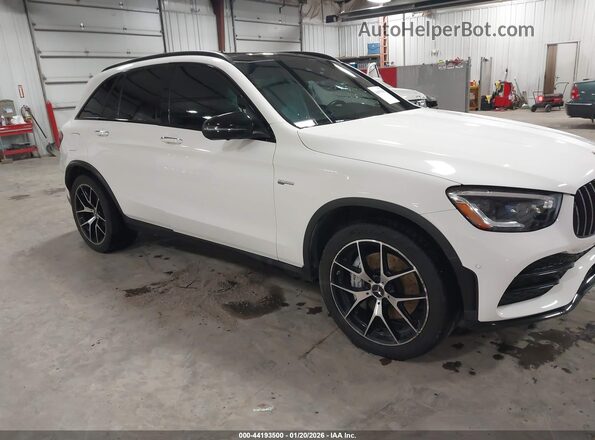 W1N0G6EB4NV360254 2022 MERCEDES-BENZ AMG GLC 43 Белый Передняя правая четверть