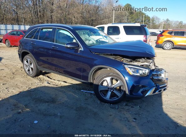 W1N0G8DB3NG091438 2022 MERCEDES-BENZ GLC 300 Синий Передняя правая четверть