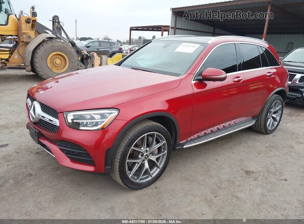 W1N0G8EB0LF827771 2020 MERCEDES-BENZ GLC 300 Red Przód lewy