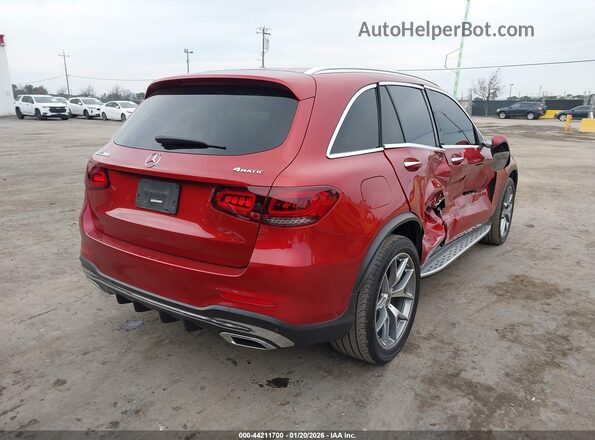 W1N0G8EB0LF827771 2020 MERCEDES-BENZ GLC 300 Red Tył prawy