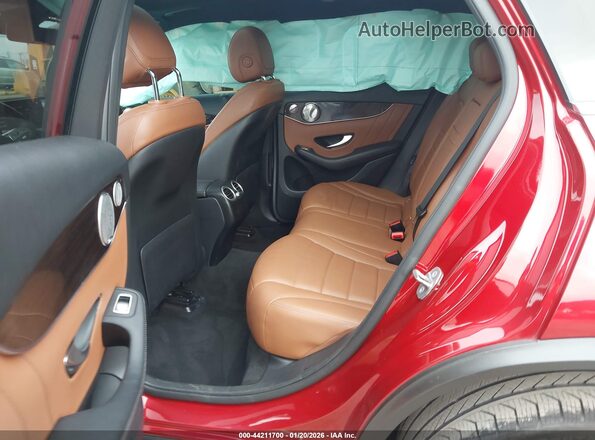 W1N0G8EB0LF827771 2020 MERCEDES-BENZ GLC 300 Red Widok naklejki z numerem VIN