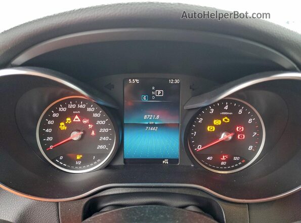 W1N0G8EB5MV289513 2021 MERCEDES-BENZ GLC-CLASS Черный Вид щитка приборов
