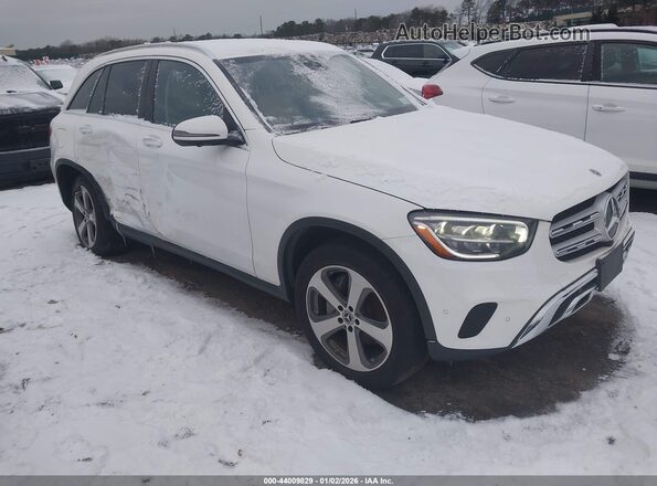 W1N0G8EBXNG112848 2022 MERCEDES-BENZ GLC 300 Белый Передняя правая четверть