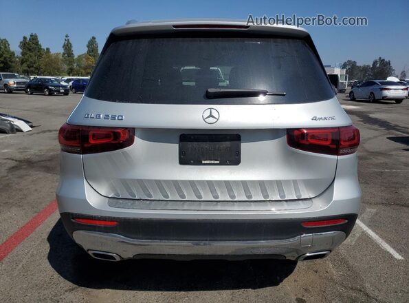 W1N4M4HB0MW102784 2021 MERCEDES-BENZ GLB-CLASS Silver Вид ззаду