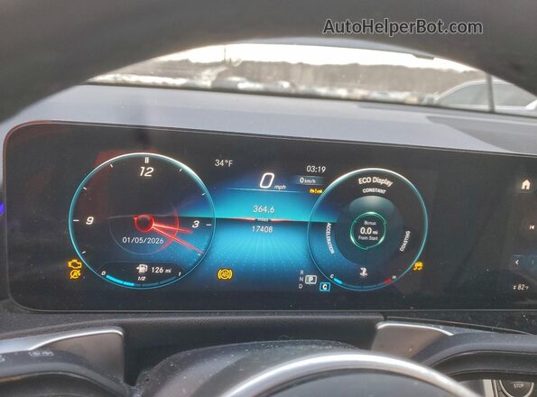 W1N4M4HB8PW317950 2023 MERCEDES-BENZ GLB-CLASS Черный Вид щитка приборов