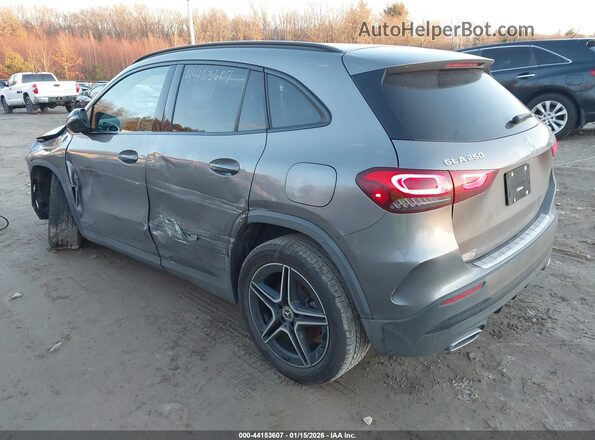 W1N4N4HB3MJ246579 2021 MERCEDES-BENZ GLA 250 Gray Trasero izquierdo