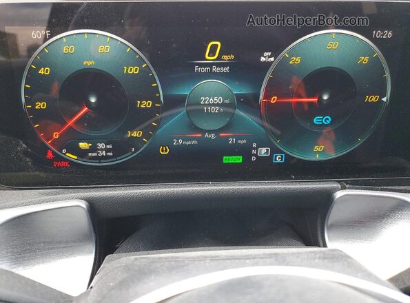 W1N9M0KB3PN043697 2023 MERCEDES-BENZ EQB Gray Vista del cuadro de instrumentos