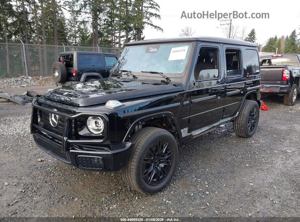 W1NWH1AB0SX017635 2025 MERCEDES-BENZ G 550 Черный Передняя левая четверть