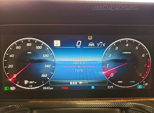 W1NWH1AB0SX047752 2025 MERCEDES-BENZ G-CLASS Черный Вид щитка приборов