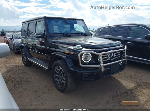 W1NWH1AB7SX040183 2025 MERCEDES-BENZ G 550 Черный Передняя правая четверть