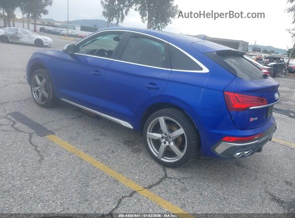 WA124AFY4N2039325 2022 AUDI SQ5 Синий Задняя левая четверть