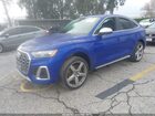 2022 Audi Sq5 Sportback Premium Plus Tfsi Quattro Tiptronic Синий vin: WA124AFY4N2039325
