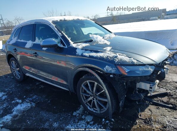WA1A4AFY1N2042131 2022 AUDI SQ5 Серый Передняя правая четверть