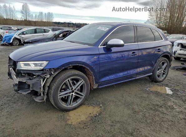 WA1A4AFYXJ2062727 2018 AUDI SQ5 Синий Передняя левая четверть