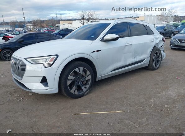WA1AAAGE5MB014411 2021 AUDI E-TRON White წინა მარცხენა ხედი სამი მეოთხედიდან