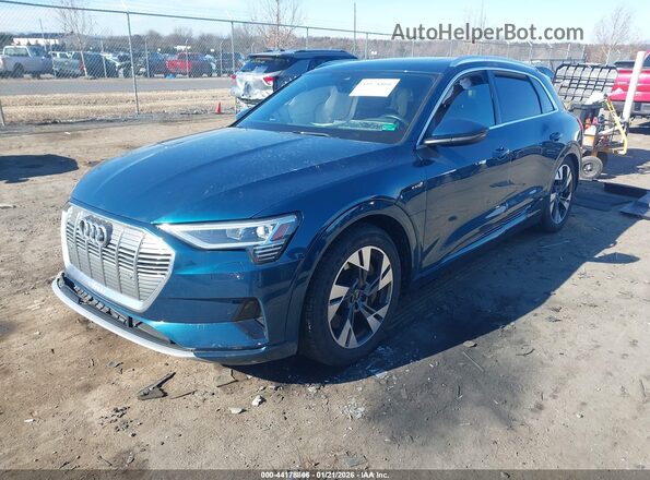 WA1AAAGE7PB009649 2023 AUDI E-TRON Blue წინა მარცხენა ხედი სამი მეოთხედიდან