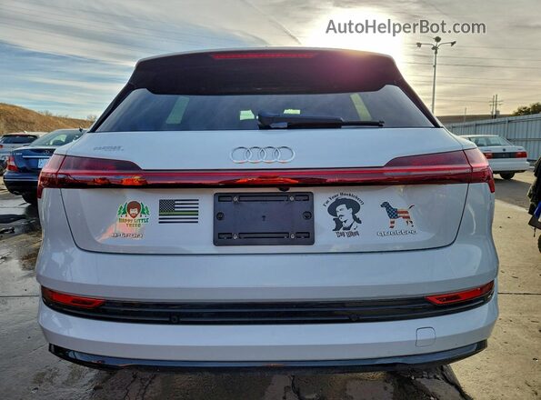 WA1AAAGEXMB021399 2021 AUDI E-TRON Белый Вид сзади