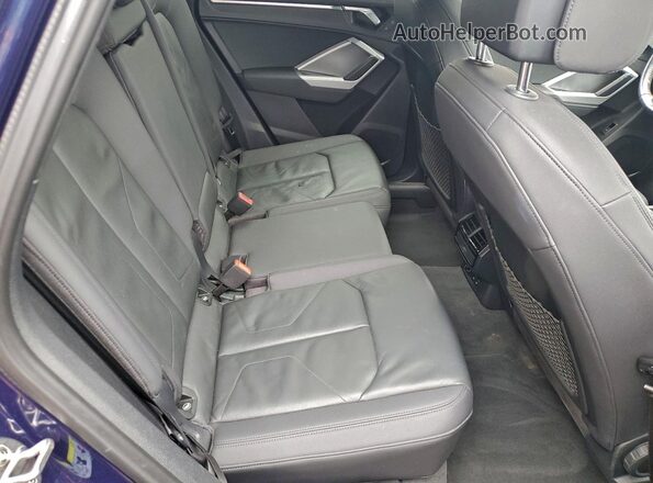 WA1AECF34K1075896 2019 AUDI Q3 Blue უკანა სალონის ხედი