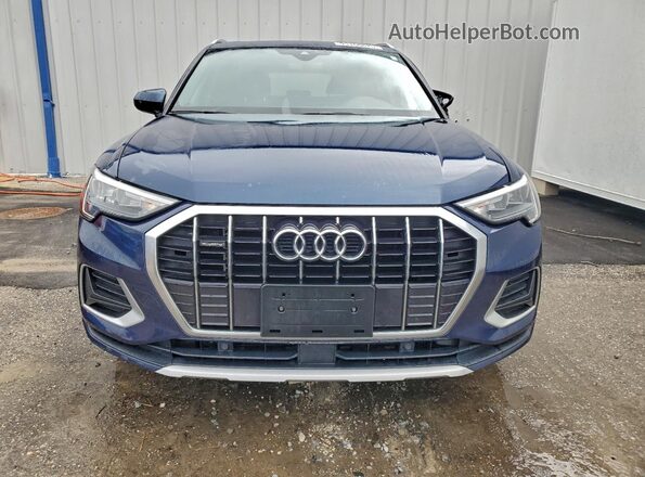 WA1AECF34K1075896 2019 AUDI Q3 Blue წინა ხედი