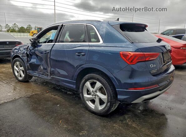 WA1AECF34K1075896 2019 AUDI Q3 Blue უკანა მარცხენა