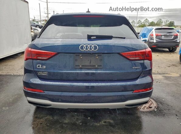 WA1AECF34K1075896 2019 AUDI Q3 Blue უკანა ხედი
