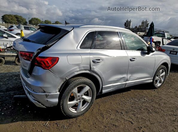 WA1AECF37K1077044 2019 AUDI Q3 Серебряный Задняя правая четверть