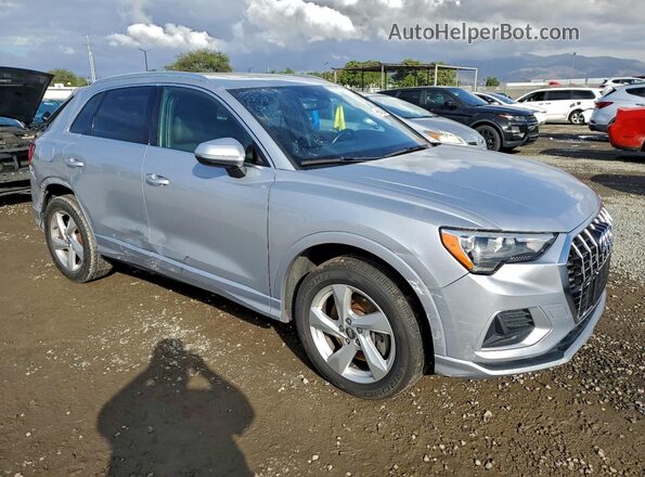 WA1AECF37K1077044 2019 AUDI Q3 Серебряный Передняя правая четверть