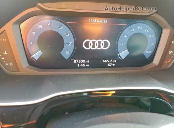 WA1AECF37K1077044 2019 AUDI Q3 Серебряный Вид щитка приборов