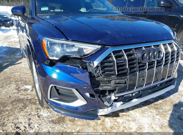 WA1AUCF30M1069695 2021 AUDI Q3 Синий Вид спереди