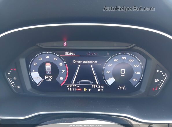 WA1AUCF30M1069695 2021 AUDI Q3 Синий Вид задних сидений