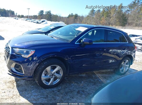 WA1AUCF30M1069695 2021 AUDI Q3 Синий Панорамный вид салона 360°