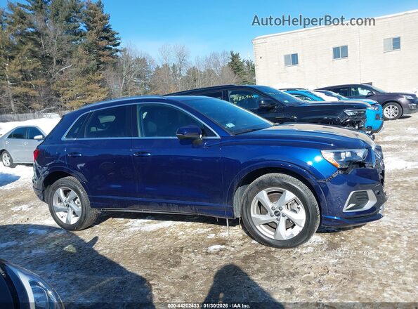 WA1AUCF30M1069695 2021 AUDI Q3 Синий Вид задней части салона