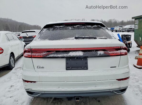 WA1AVAF15KD022657 2019 AUDI Q8 White Widok z tyłu