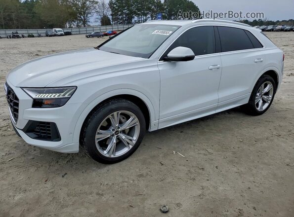 WA1AVBF16PD029923 2023 AUDI Q8 White წინა მარცხენა ხედი სამი მეოთხედიდან