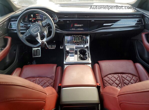 WA1AWAF10MD015289 2021 AUDI SQ8 Gray Dashboard view