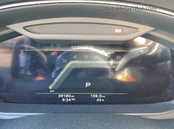 WA1AWBF71MD011892 2021 AUDI SQ7 Black Widok zestawu wskaźników