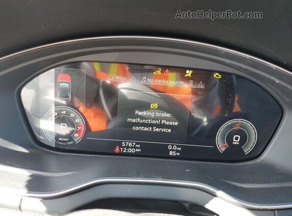 WA1B4AFY0N2102937 2022 AUDI SQ5 Черный Вид щитка приборов