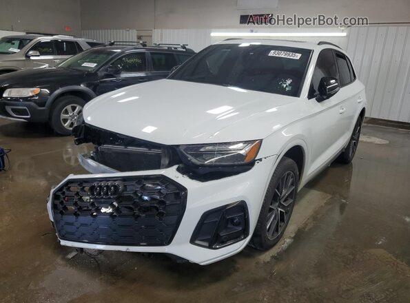 WA1B4AFY1M2095723 2021 AUDI SQ5 Белый Передняя левая четверть